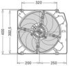 CTR 1209504 Fan, radiator